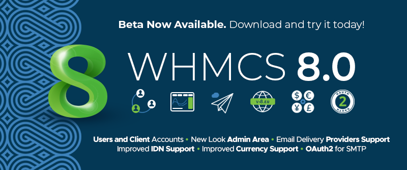 WHMCS 8.0 Beta