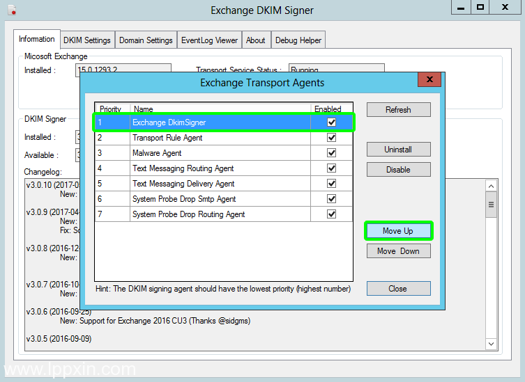 Exchange Server设置DKIM签名