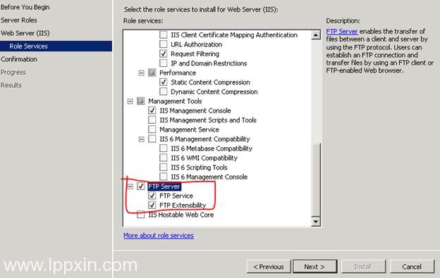 Windows Azure VM上配置FTP服务器