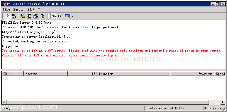 FileZilla Server搭建FTP服务器配置及425错误与TLS警告解决方法详解