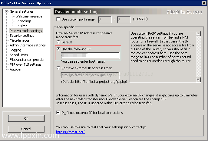 FileZilla Server搭建FTP服务器配置及425错误与TLS警告解决方法详解