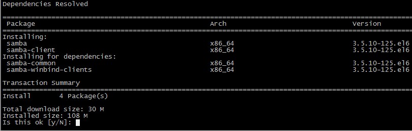 CentOS 6.3下Samba服务器的安装与配置