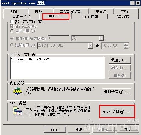 IIS站点所有文件直接下载 强制下载