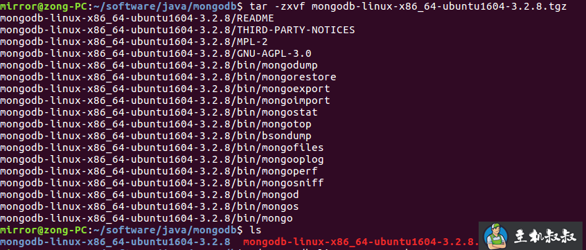 ubuntu 16.04 LTS 安装mongodb 3.2.8教程